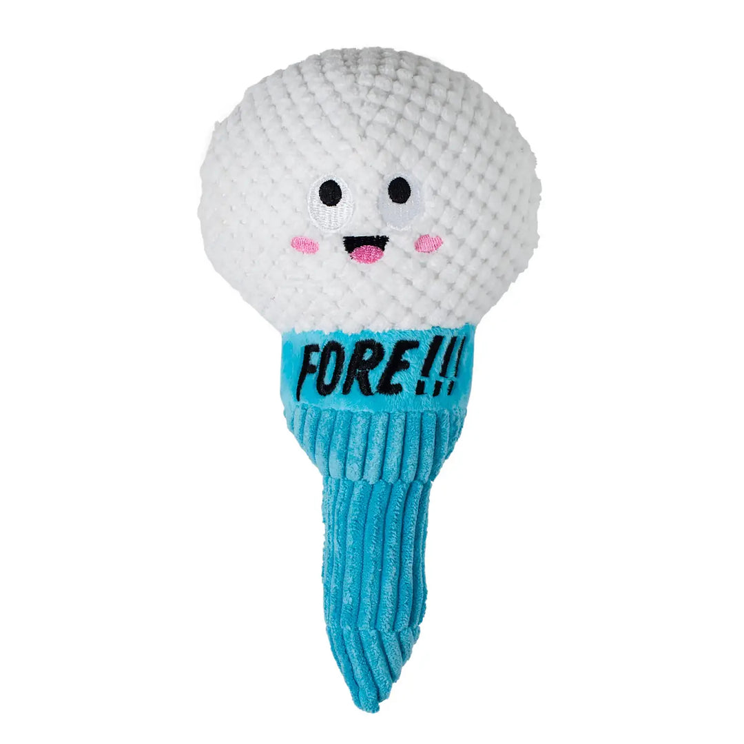 Today Is Teeriffic Plush Dog Toy Golf Ball and Tee